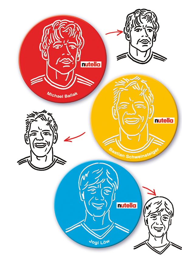 7. Schablonen Portraits